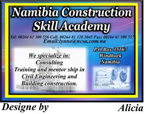 Namibia Construction Skills Academy NCSA Online Application 2024-2025